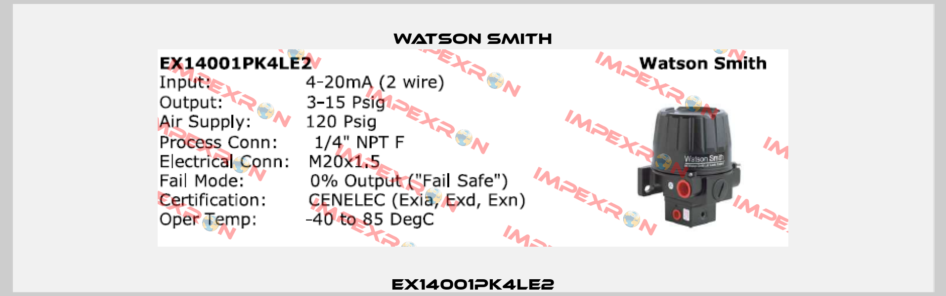 EX14001PK4LE2 Watson Smith