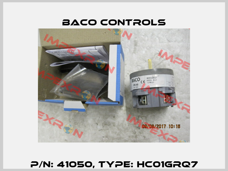 P/N: 41050, Type: HC01GRQ7 Baco Controls