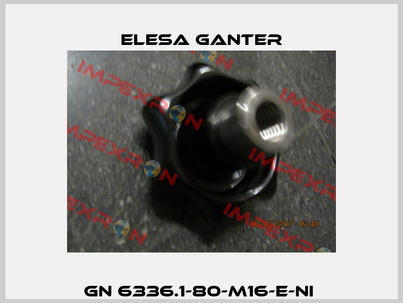 GN 6336.1-80-M16-E-NI  Elesa Ganter