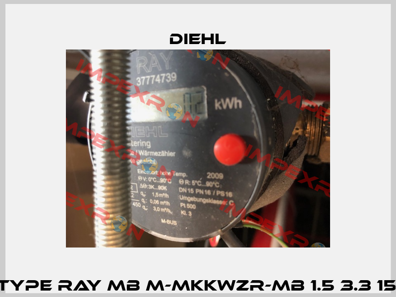 3101847, type RAY MB M-MKKWZR-MB 1.5 3.3 15 110 90 16 Diehl