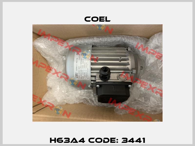 H63A4 CODE: 3441 Coel