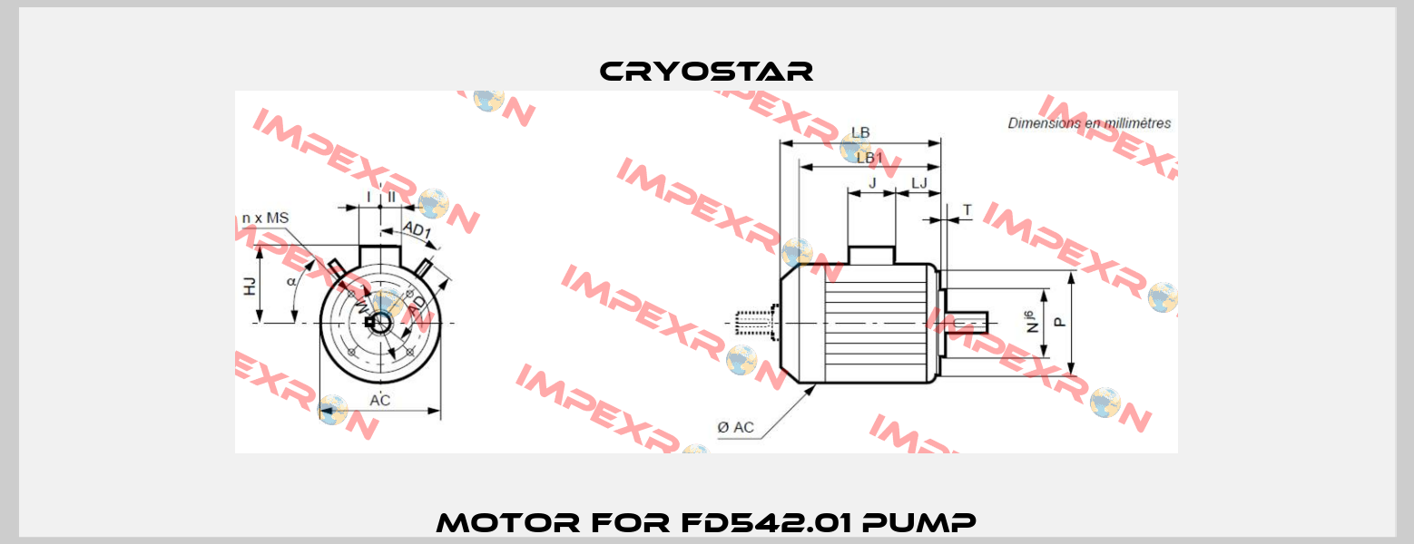 motor for FD542.01 pump CryoStar