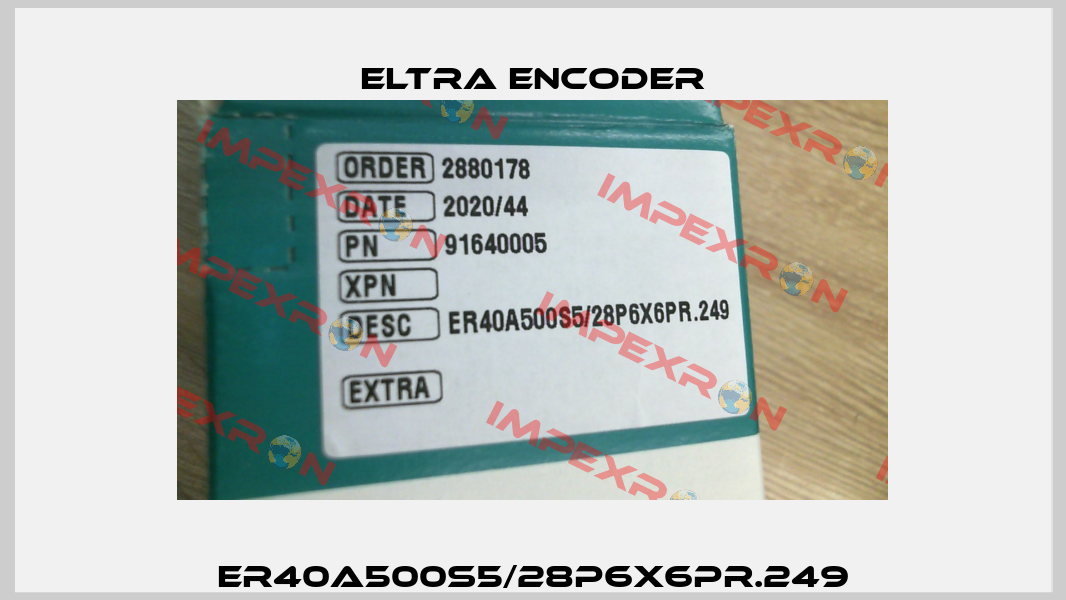 ER40A500S5/28P6X6PR.249 Eltra Encoder