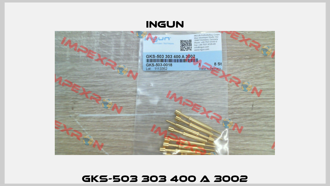 GKS-503 303 400 A 3002 Ingun