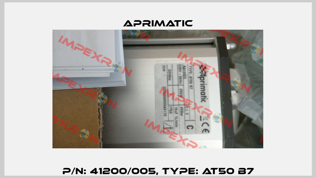 P/N: 41200/005, Type: AT50 B7 Aprimatic