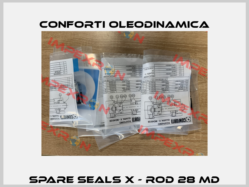 Spare Seals X - Rod 28 MD Conforti Oleodinamica