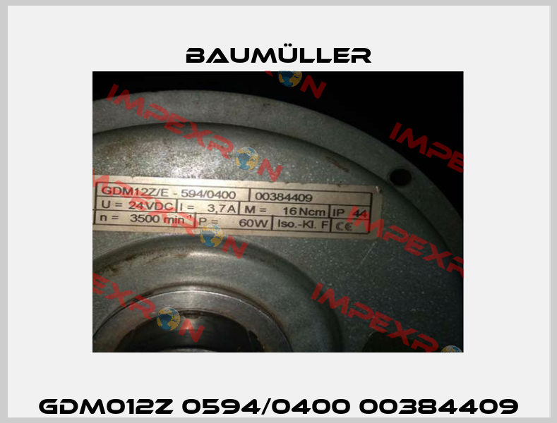 GDM012Z 0594/0400 00384409 Baumüller