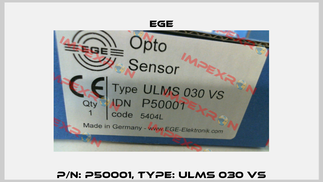 p/n: P50001, Type: ULMS 030 VS Ege