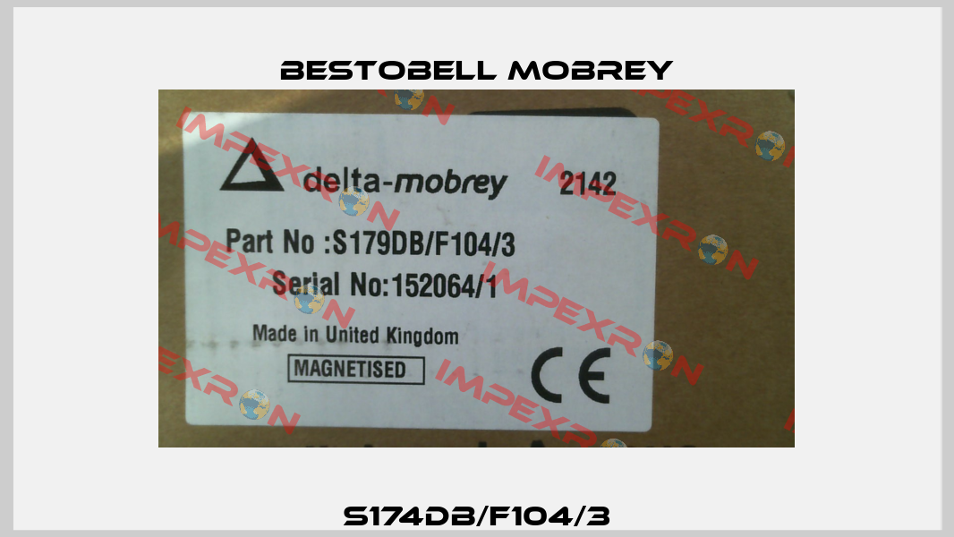 S174DB/F104/3 Bestobell Mobrey