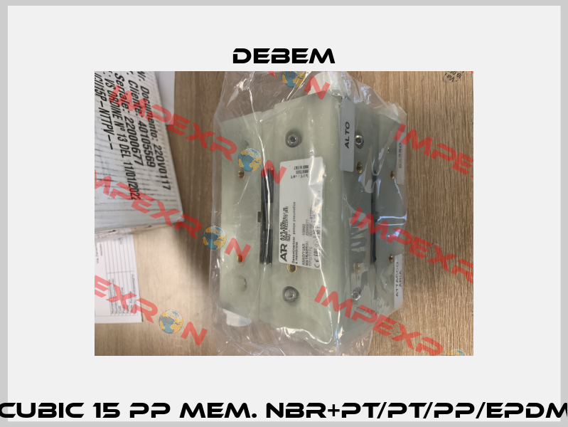 CUBIC 15 PP MEM. NBR+PT/PT/PP/EPDM Debem
