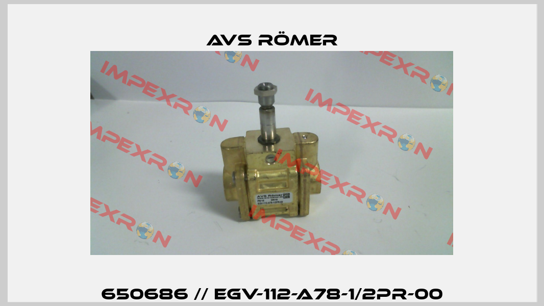 650686 // EGV-112-A78-1/2PR-00 Avs Römer