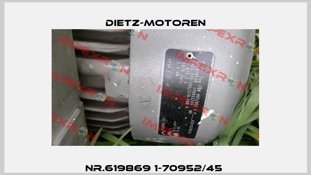 NR.619869 1-70952/45  Dietz-Motoren