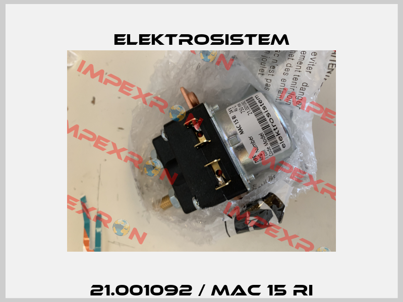 21.001092 / MAC 15 RI Elektrosistem