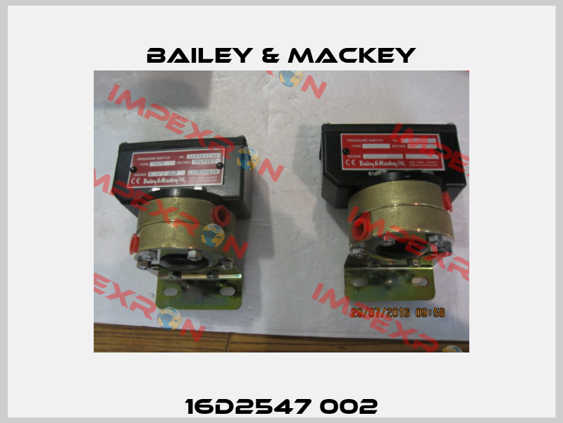 16D2547 002 Bailey & Mackey