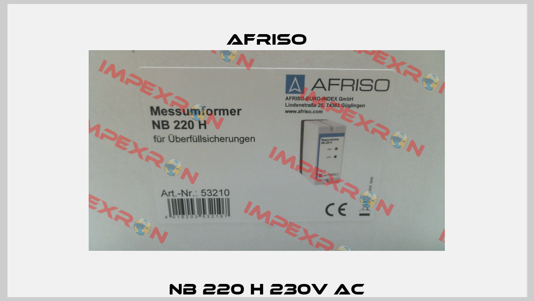 NB 220 H 230V AC Afriso