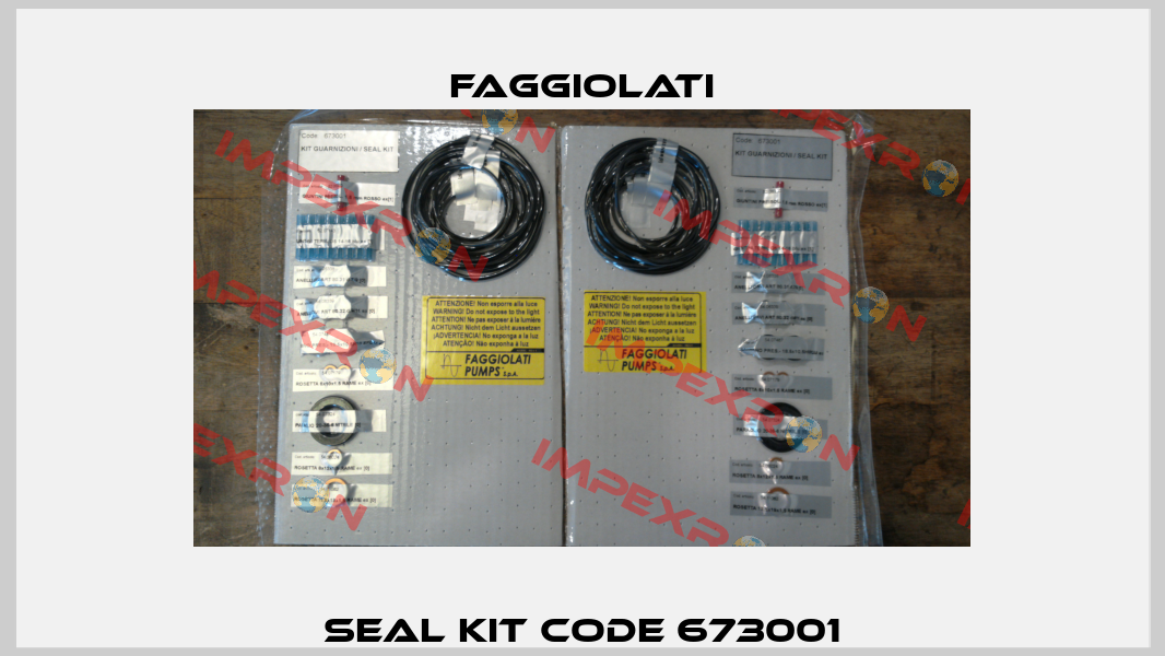 SEAL KIT code 673001 Faggiolati