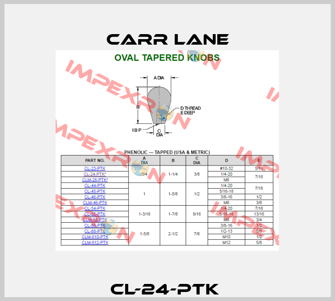 CL-24-PTK  Carr Lane