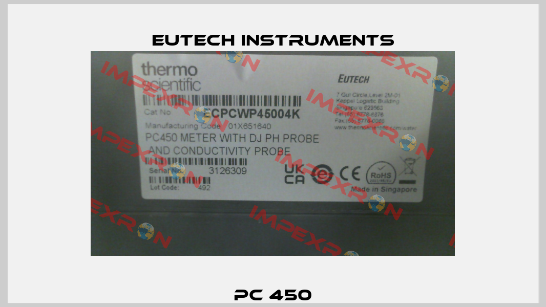 PC 450 Eutech Instruments