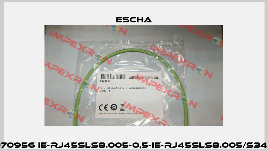 8070956 IE-RJ45SLS8.005-0,5-IE-RJ45SLS8.005/S3400 Escha