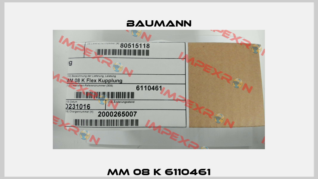 MM 08 K 6110461 Baumann